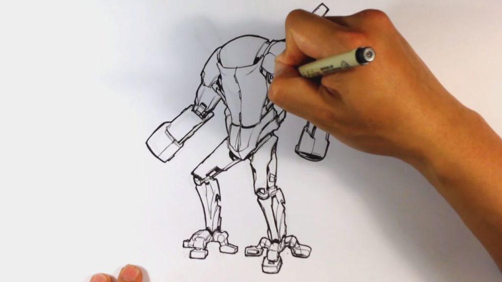 誰でも出来る 架空ロボット イラストの描き方 6つのコツ ゆるっと絵描きハウス